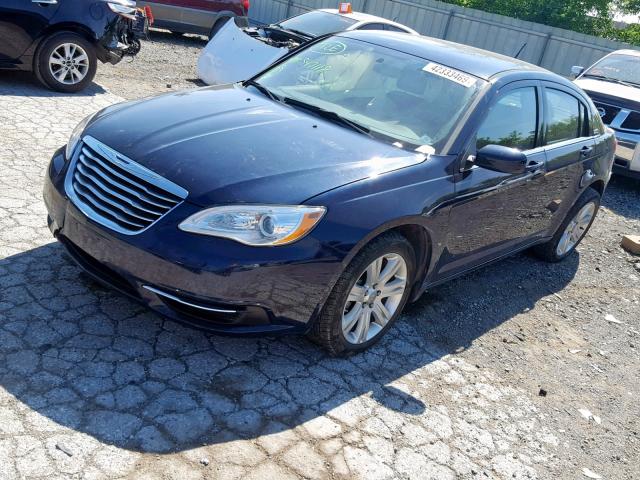 1C3CCBBB0DN547118 - 2013 CHRYSLER 200 TOURIN BLUE photo 2