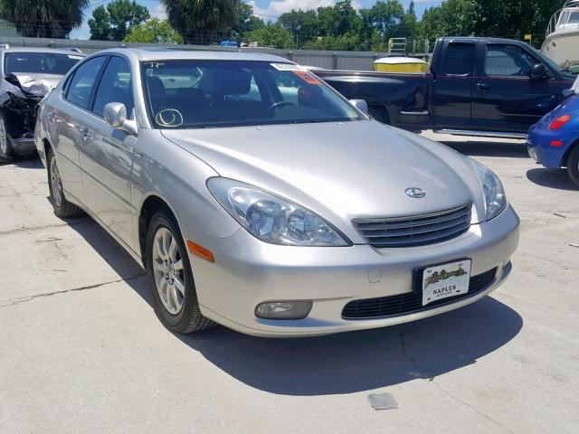 JTHBF30G030141868 - 2003 LEXUS ES 300 SILVER photo 1