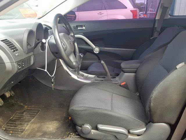 JTKDE167380264766 - 2008 TOYOTA SCION TC მუქწითელი ფოტო 5