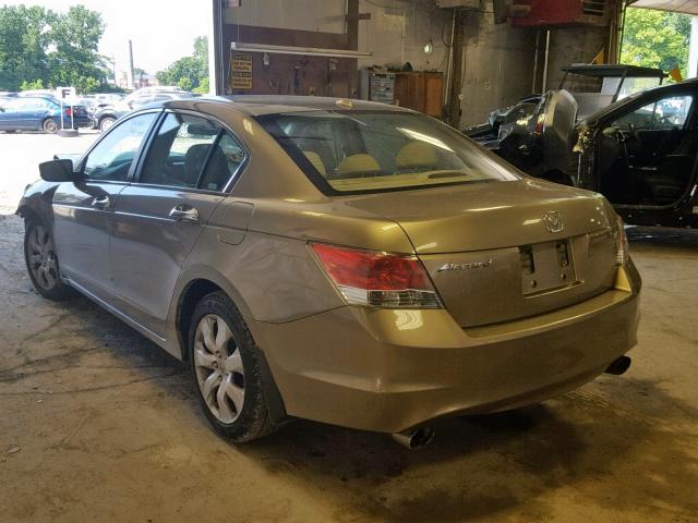 1HGCP368X9A023849 - 2009 HONDA ACCORD EXL GOLD photo 3