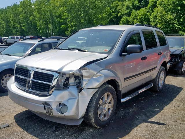 1D8HB48N67F513623 - 2007 DODGE DURANGO SL GRAY photo 2