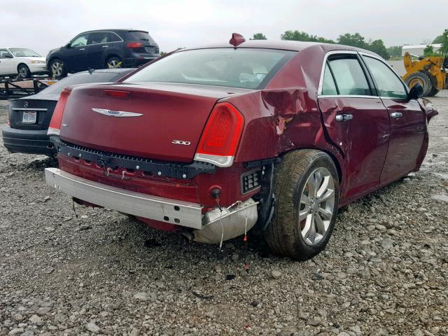 2C3CCAKG9KH566424 - 2019 CHRYSLER 300 LIMITE BURGUNDY photo 4