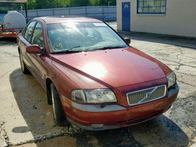 YV1TS90D811182924 - 2001 VOLVO S80 T6 MAROON photo 1