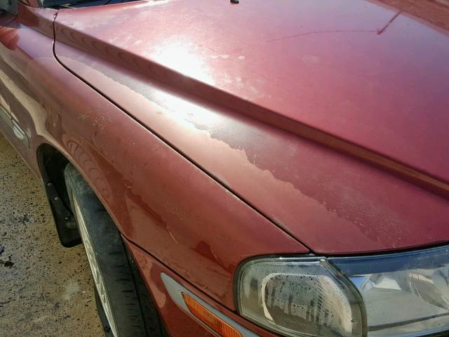 YV1TS90D811182924 - 2001 VOLVO S80 T6 MAROON photo 9