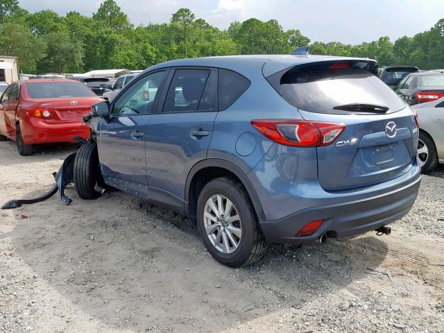 JM3KE2BE5E0399937 - 2014 MAZDA CX-5 SPORT BLUE photo 3