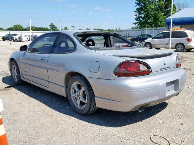 1G2WP12K2YF185966 - 2000 PONTIAC GRAND PRIX SILVER photo 3