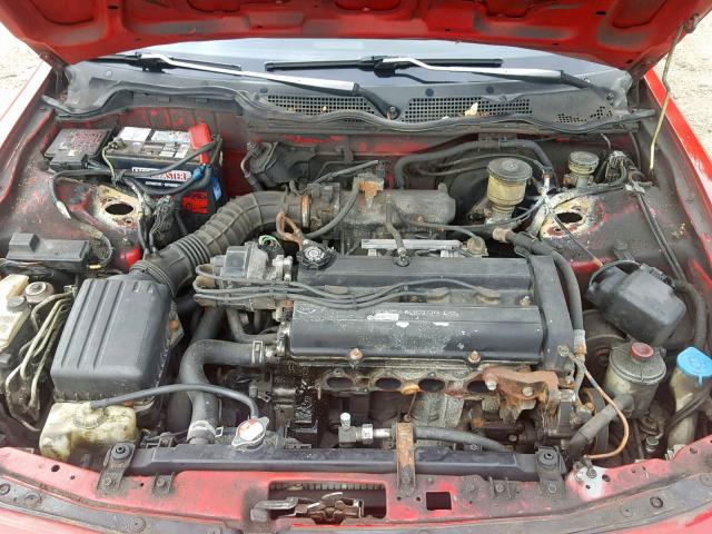 JH4DC4357TS800910 - 1996 ACURA INTEGRA LS RED photo 7