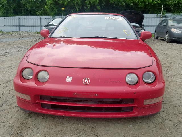 JH4DC4357TS800910 - 1996 ACURA INTEGRA LS RED photo 9