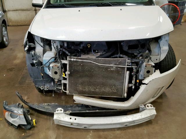 2FMDK4JC9DBA22137 - 2013 FORD EDGE SEL WHITE photo 9