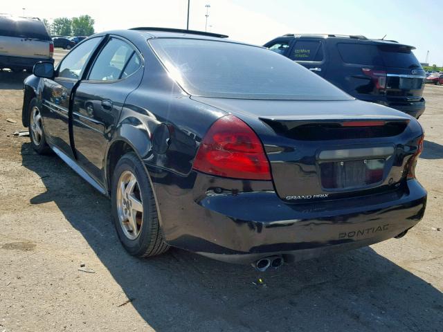 2G2WS522341306396 - 2004 PONTIAC GRAND PRIX BLACK photo 3
