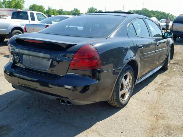 2G2WS522341306396 - 2004 PONTIAC GRAND PRIX BLACK photo 4