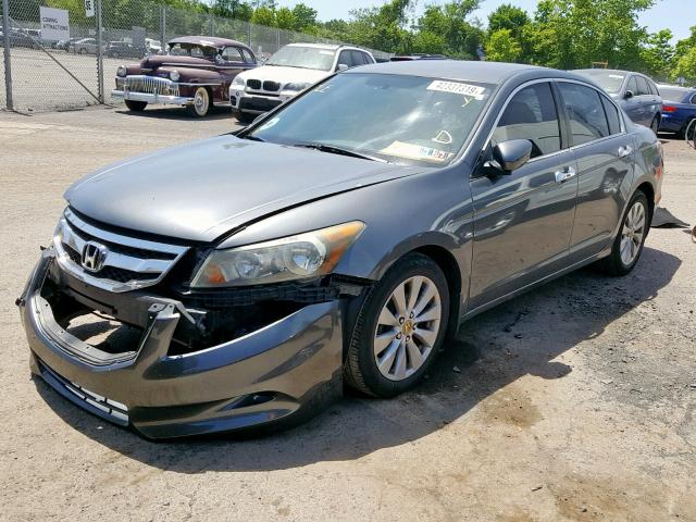 1HGCP26459A050545 - 2009 HONDA ACCORD LXP GRAY photo 2