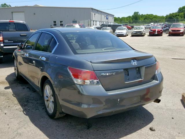 1HGCP26459A050545 - 2009 HONDA ACCORD LXP GRAY photo 3