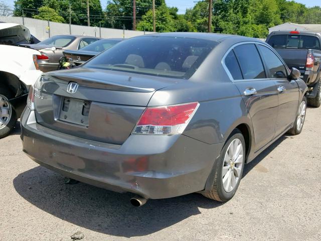 1HGCP26459A050545 - 2009 HONDA ACCORD LXP GRAY photo 4