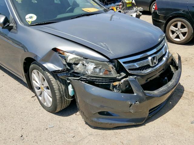 1HGCP26459A050545 - 2009 HONDA ACCORD LXP GRAY photo 9