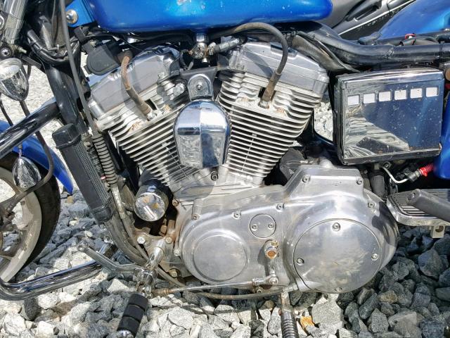 1HD4CEM132K131969 - 2002 HARLEY-DAVIDSON XL883 HUGG BLUE photo 7