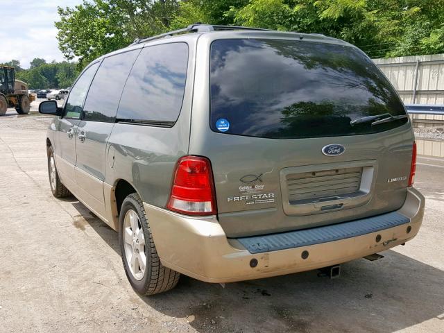 2FMDA58235BA45792 - 2005 FORD FREESTAR L GREEN photo 3