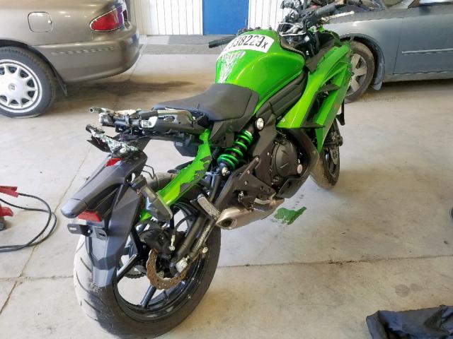 JKAEXEE18FDA17966 - 2015 KAWASAKI EX650 E GREEN photo 4