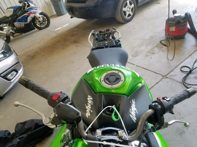 JKAEXEE18FDA17966 - 2015 KAWASAKI EX650 E GREEN photo 6