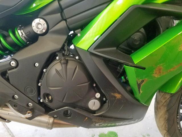 JKAEXEE18FDA17966 - 2015 KAWASAKI EX650 E GREEN photo 7