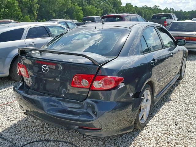 1YVFP84D645N89639 - 2004 MAZDA 6 S GRAY photo 4