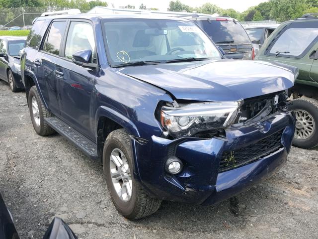 JTEBU5JR8G5335247 - 2016 TOYOTA 4RUNNER SR BLUE photo 1