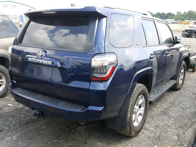 JTEBU5JR8G5335247 - 2016 TOYOTA 4RUNNER SR BLUE photo 4