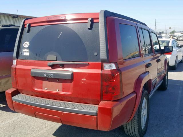 1J8HH48K46C353060 - 2006 JEEP COMMANDER 红色 照片 4