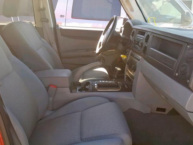 1J8HH48K46C353060 - 2006 JEEP COMMANDER 红色 照片 5