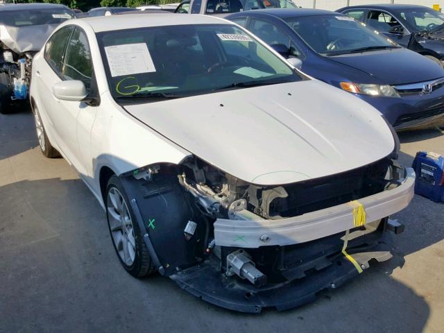 1C3CDFBA0DD157833 - 2013 DODGE DART SXT WHITE photo 1