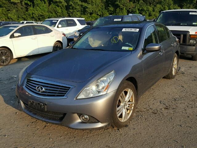 JN1CV6AR9BM405495 - 2011 INFINITI G37 GRAY photo 2