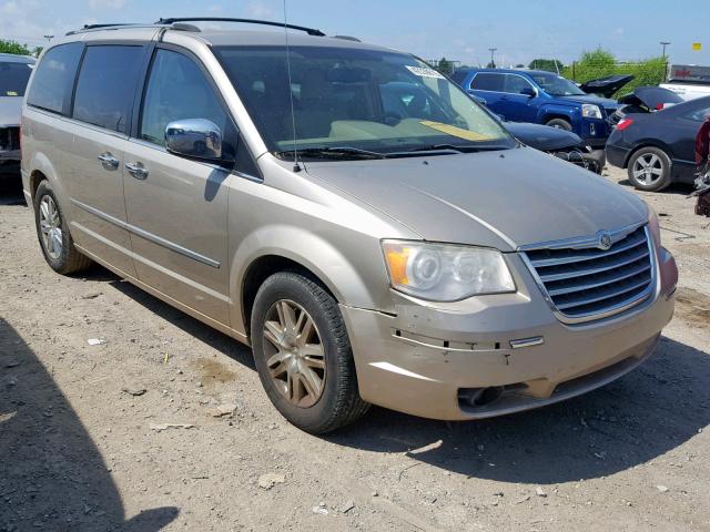 2A8HR64X68R614919 - 2008 CHRYSLER TOWN & COU GOLD photo 1