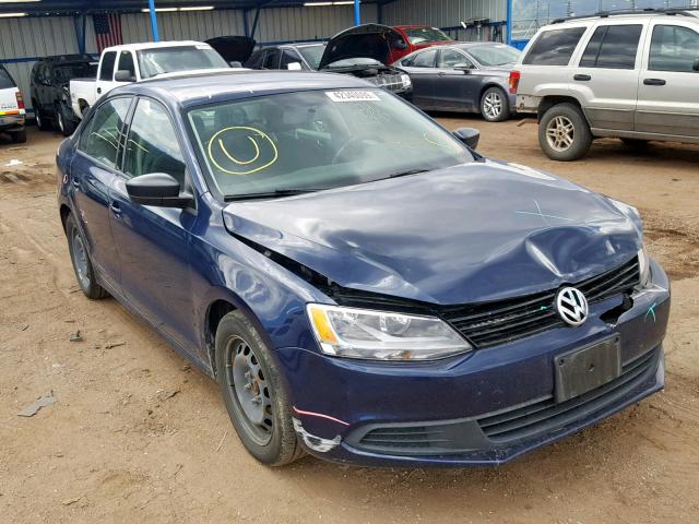 3VW2K7AJ7BM104985 - 2011 VOLKSWAGEN JETTA BASE 蓝色 照片 1