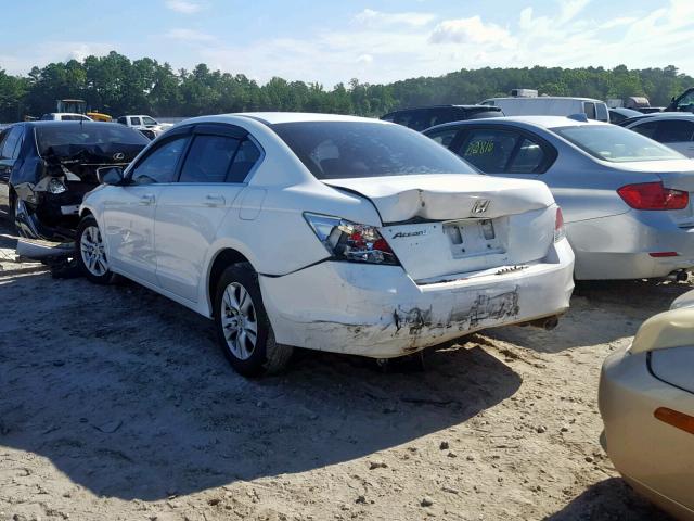 1HGCP26488A114513 - 2008 HONDA ACCORD LXP WHITE photo 3