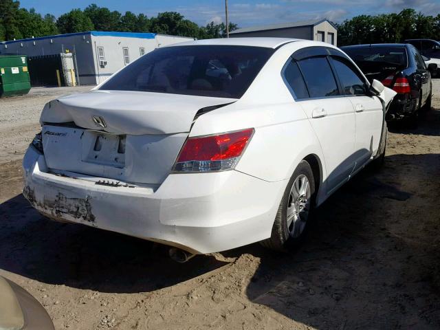 1HGCP26488A114513 - 2008 HONDA ACCORD LXP WHITE photo 4