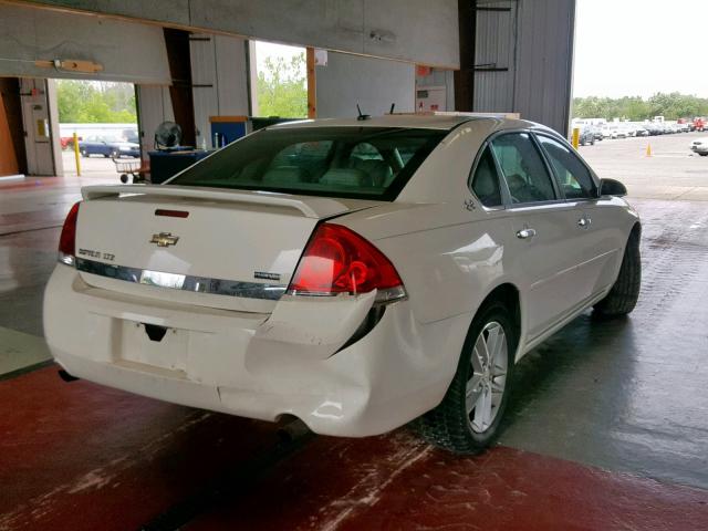 2G1WU583481235312 - 2008 CHEVROLET IMPALA LTZ WHITE photo 4