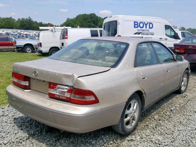 JT8BF28G810338265 - 2001 LEXUS ES 300 BEIGE photo 4