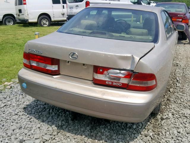 JT8BF28G810338265 - 2001 LEXUS ES 300 BEIGE photo 9