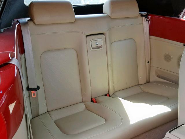 3VWRF31Y26M322766 - 2006 VOLKSWAGEN NEW BEETLE წითელი ფოტო 6