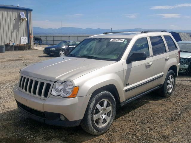 1J8GR48K48C178420 - 2008 JEEP GRAND CHER SILVER photo 2