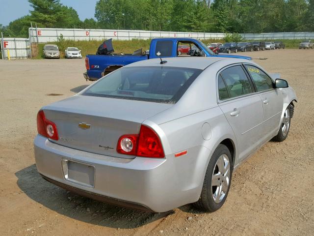 1G1ZC5E17BF387104 - 2011 CHEVROLET MALIBU 1LT 银色 照片 4