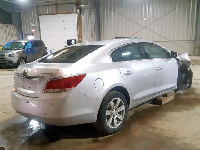 1G4GC5EG8AF189175 - 2010 BUICK LACROSSE C SILVER photo 4