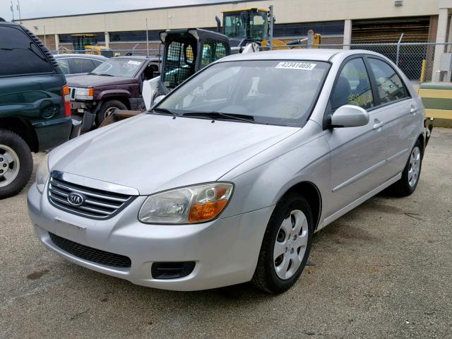 KNAFE121485498173 - 2008 KIA SPECTRA EX SILVER photo 2