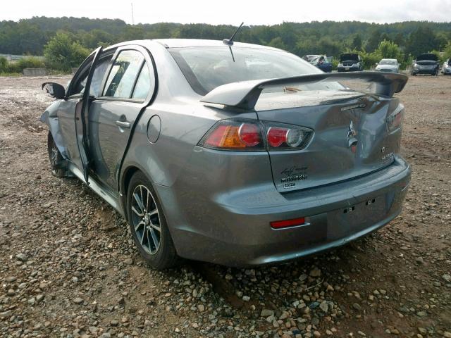 JA32V2FW8GU012917 - 2016 MITSUBISHI LANCER ES SILVER photo 3