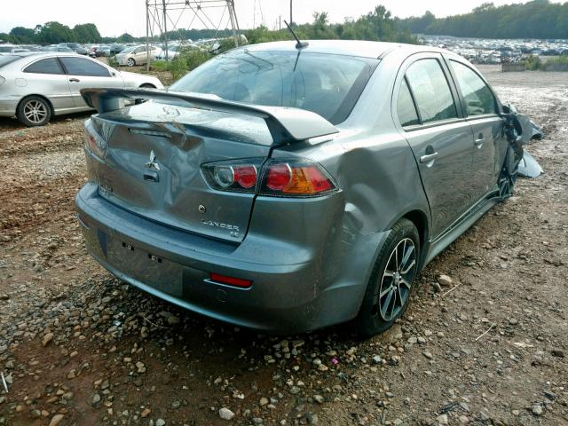 JA32V2FW8GU012917 - 2016 MITSUBISHI LANCER ES SILVER photo 4