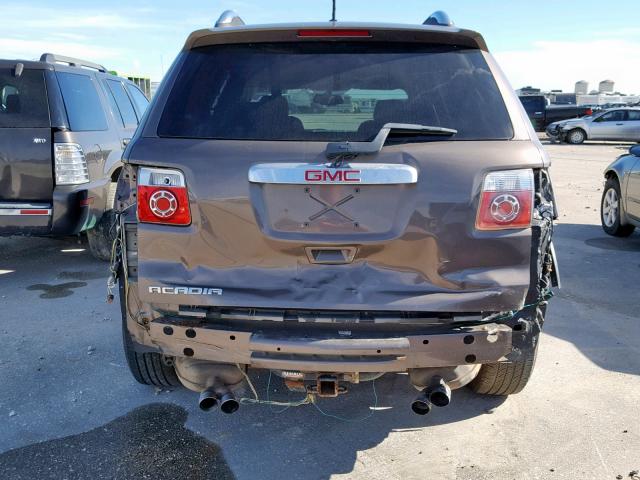 1GKER13D09J163520 - 2009 GMC ACADIA SLE GOLD photo 9