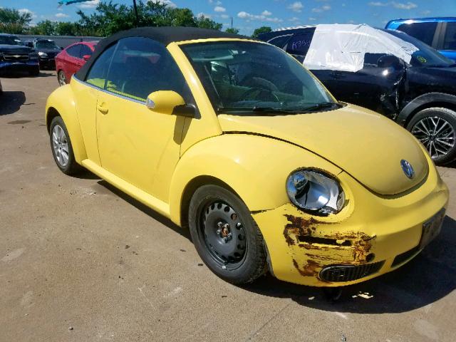 3VWPF31Y68M404459 - 2008 VOLKSWAGEN NEW BEETLE Gelb Foto 1