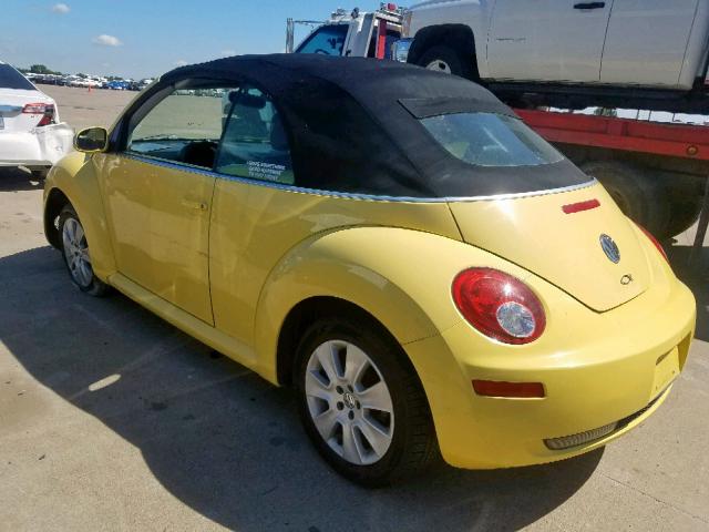 3VWPF31Y68M404459 - 2008 VOLKSWAGEN NEW BEETLE Gelb Foto 3