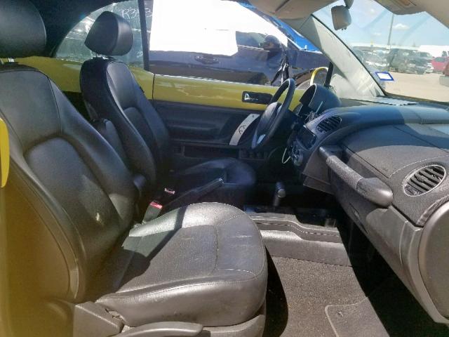 3VWPF31Y68M404459 - 2008 VOLKSWAGEN NEW BEETLE Gelb Foto 5