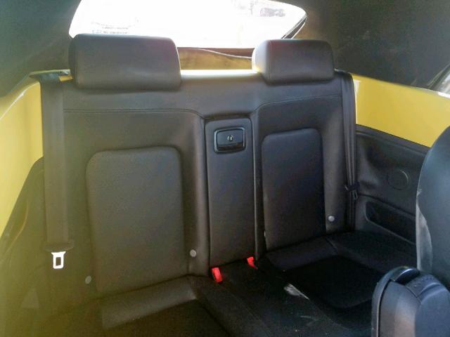 3VWPF31Y68M404459 - 2008 VOLKSWAGEN NEW BEETLE Gelb Foto 6